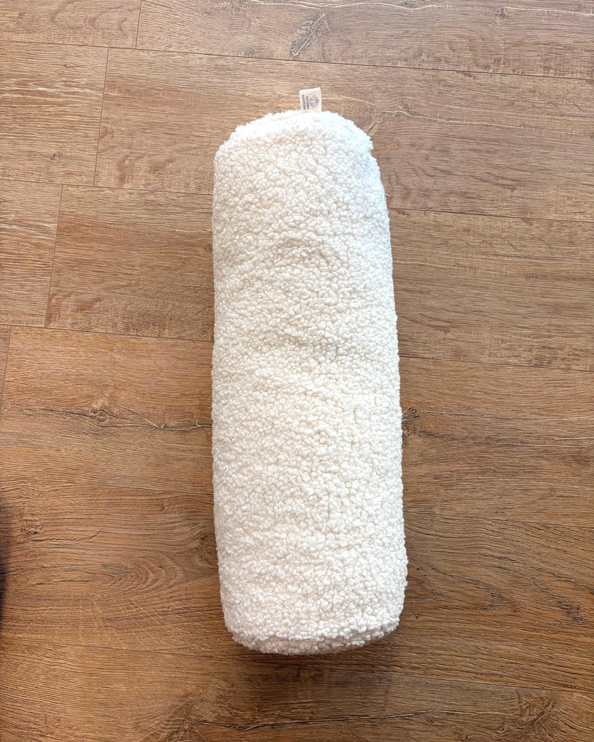 Bolster blanc bouclette