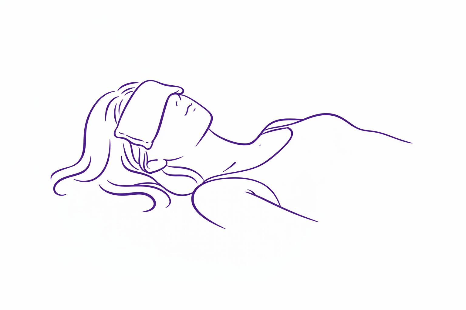 Illustration coussin pour les yeux