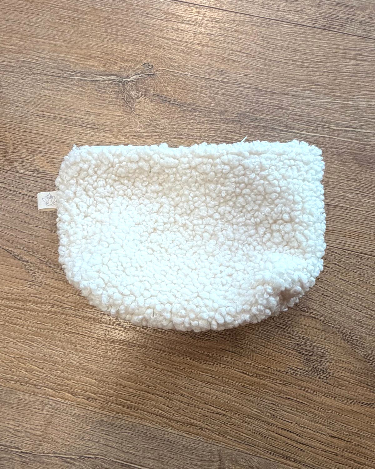 Pochette écrue bouclette