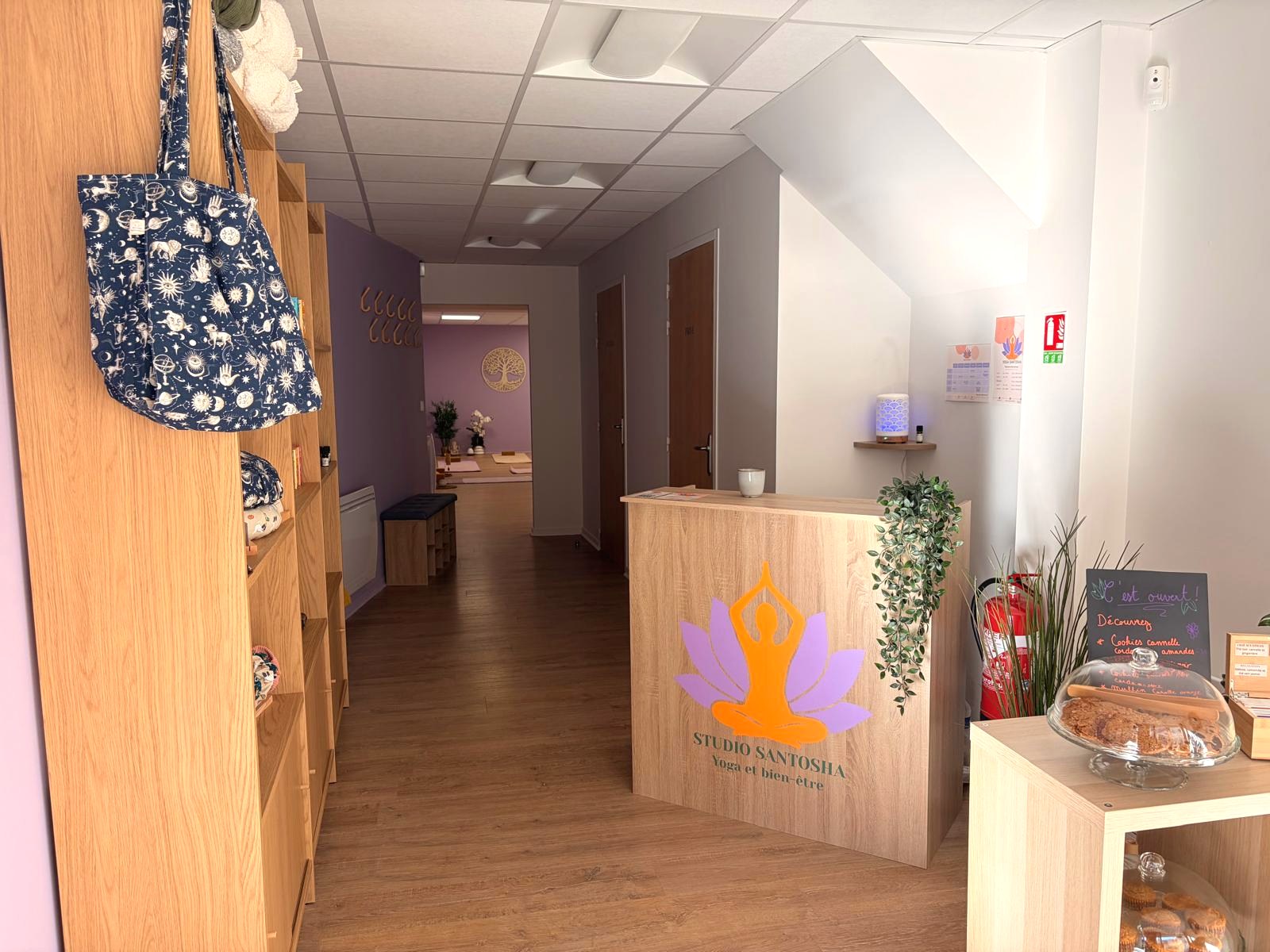 Accueil du Studio Santosha à Savonnières
